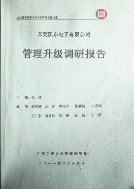 2012年4月5日，正睿咨詢向潔麗決策層陳述調(diào)研報(bào)告